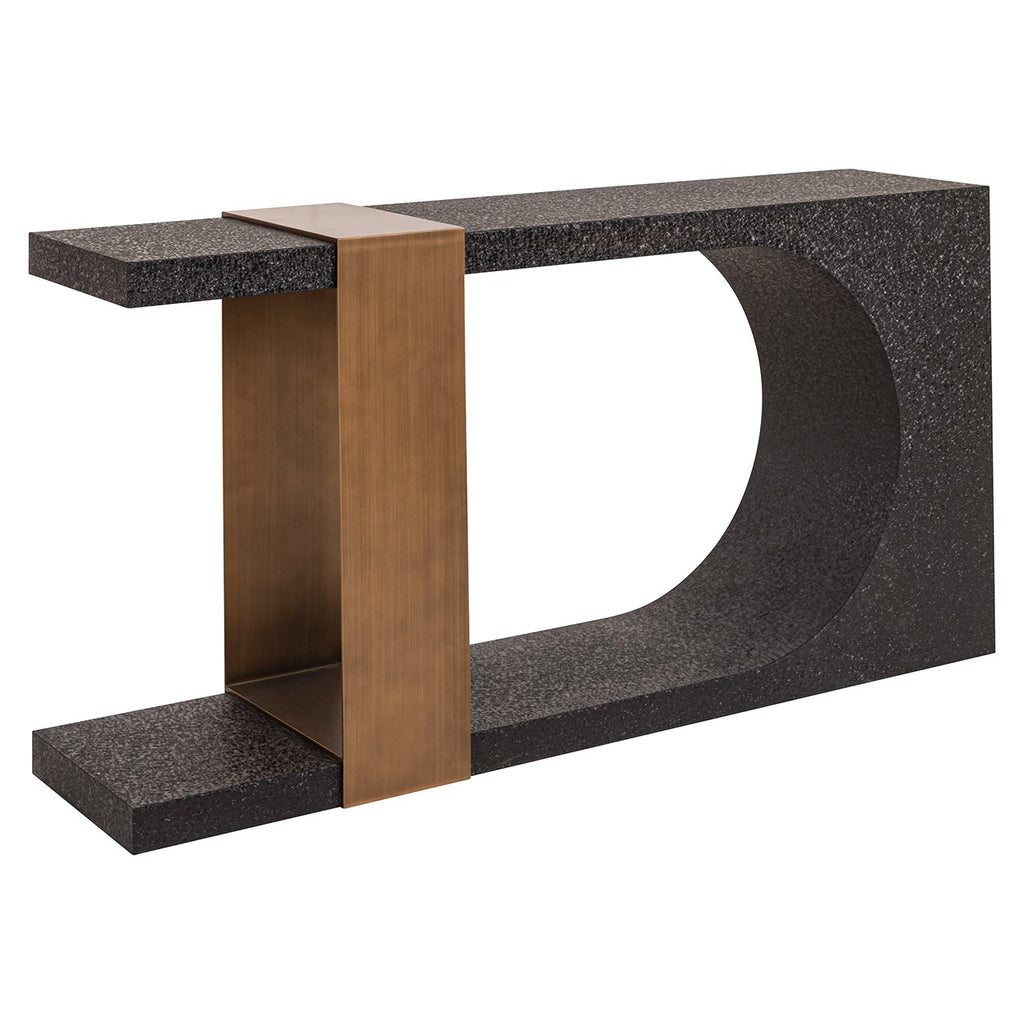 Wandtafel Bazel (Black/gold)