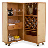 Wijnkast Martini Bianco - Rattan look