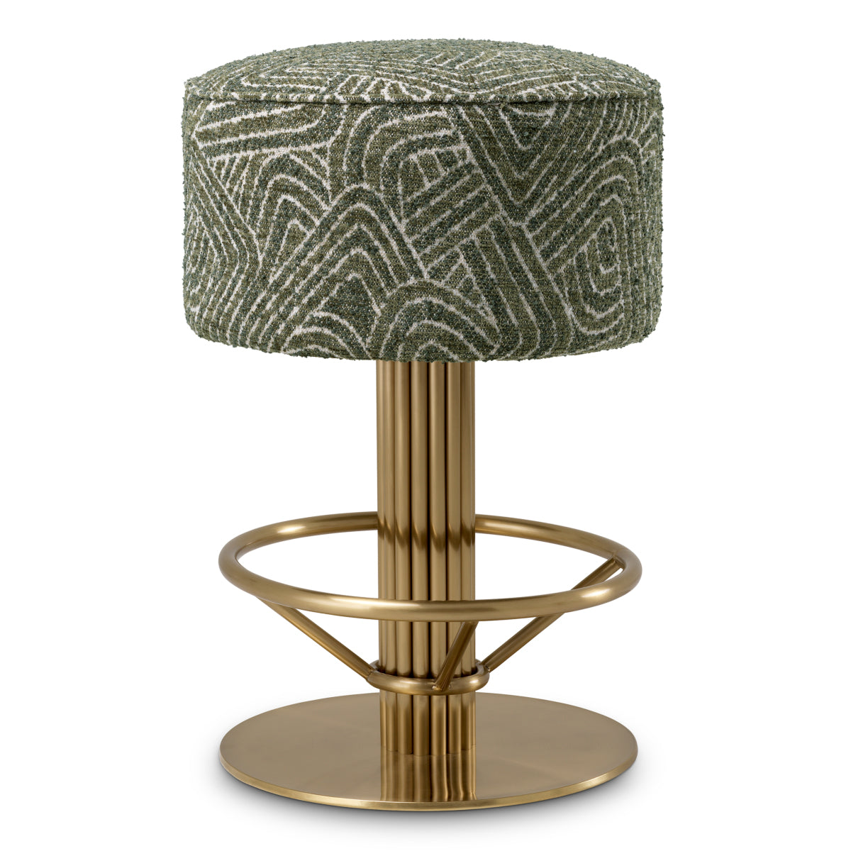 Barkruk Carleton - Laag - Camari green