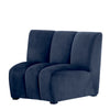 Modulaire bank Lando - Savona blue velvet - Midden