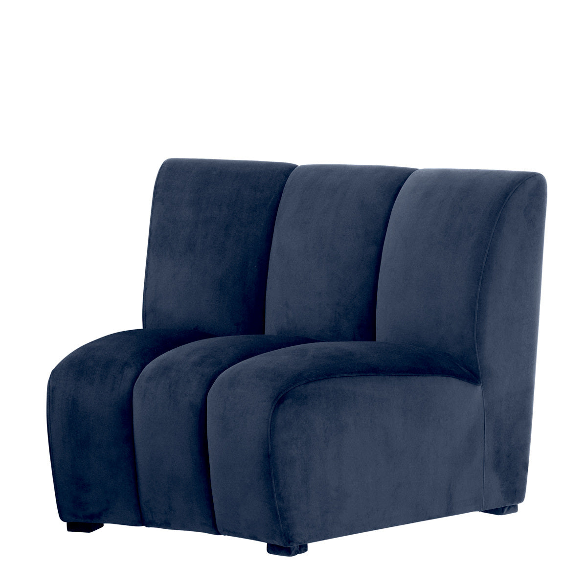 Modulaire bank Lando - Savona blue velvet - Midden