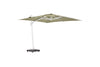 Parasol Palmoli - 3x3 - Matt white - Forest green