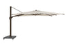 Parasol Novara met led - 400x300 - Brons - Camel sand