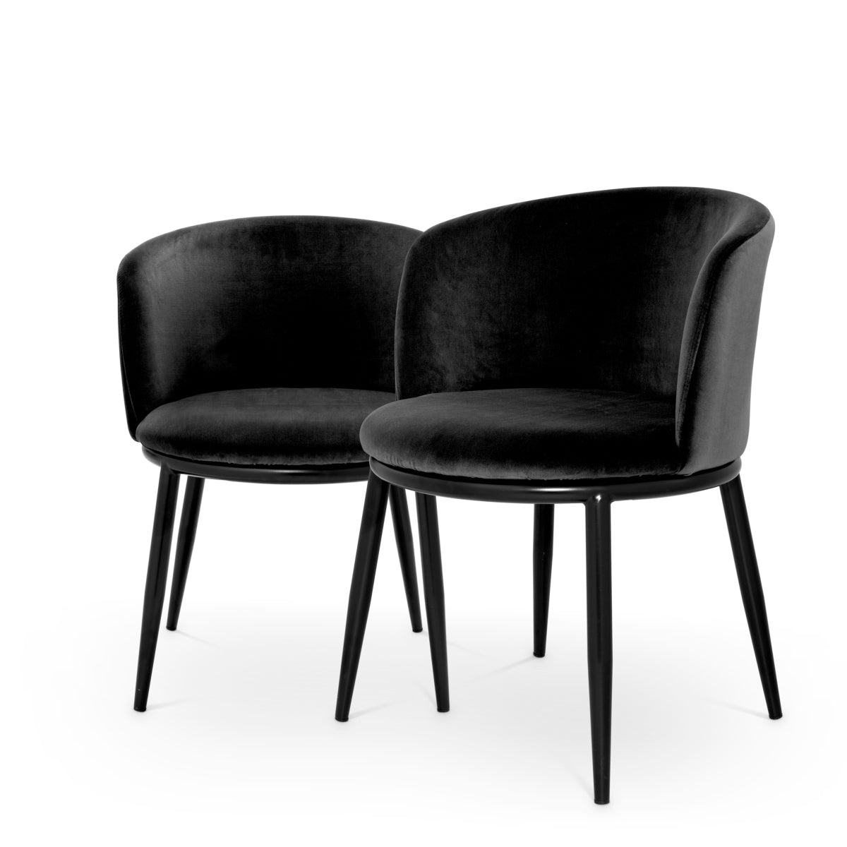 Eetkamerstoel Filmore - Cameron black (set van 2)