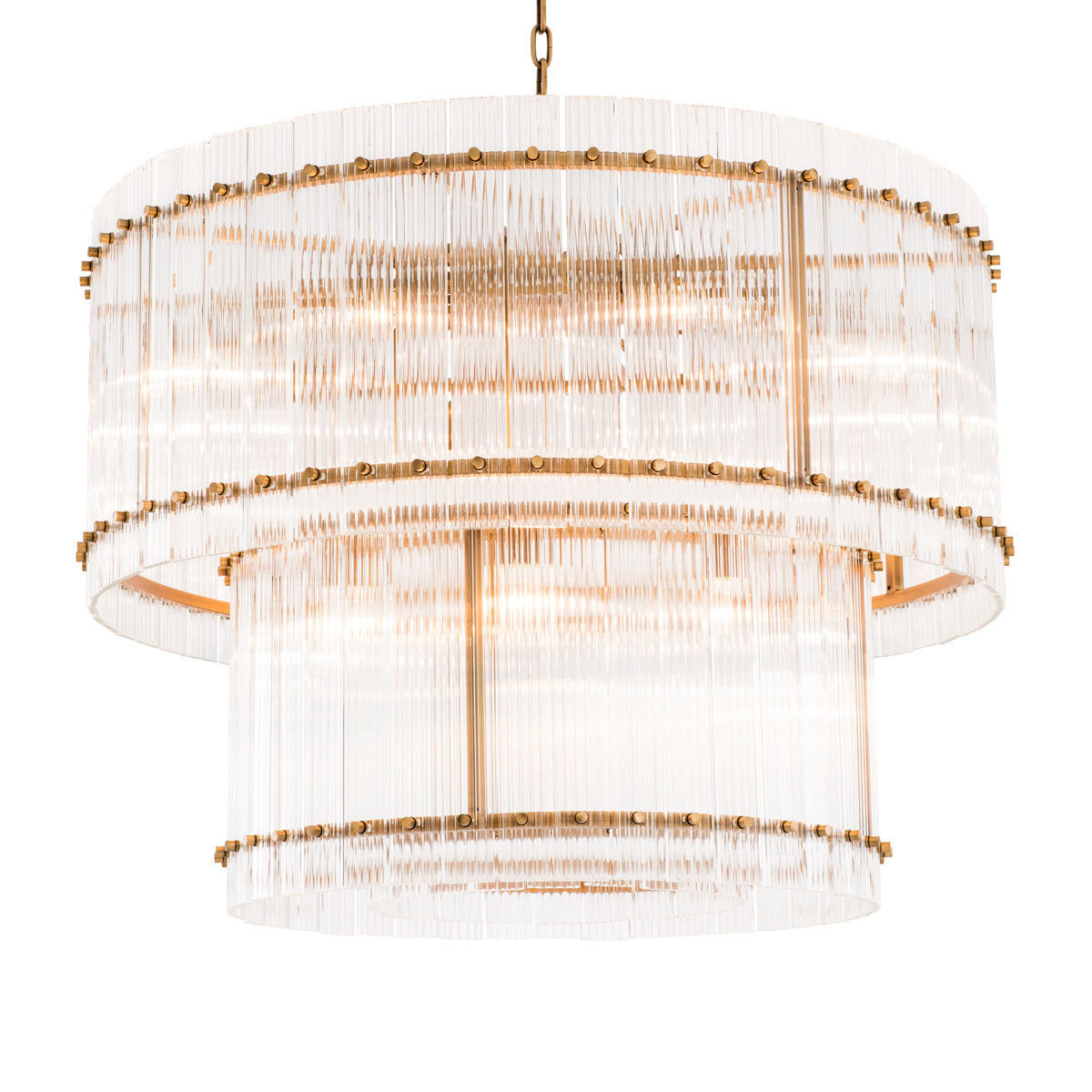 Kroonluchter Ruby - L - Brass