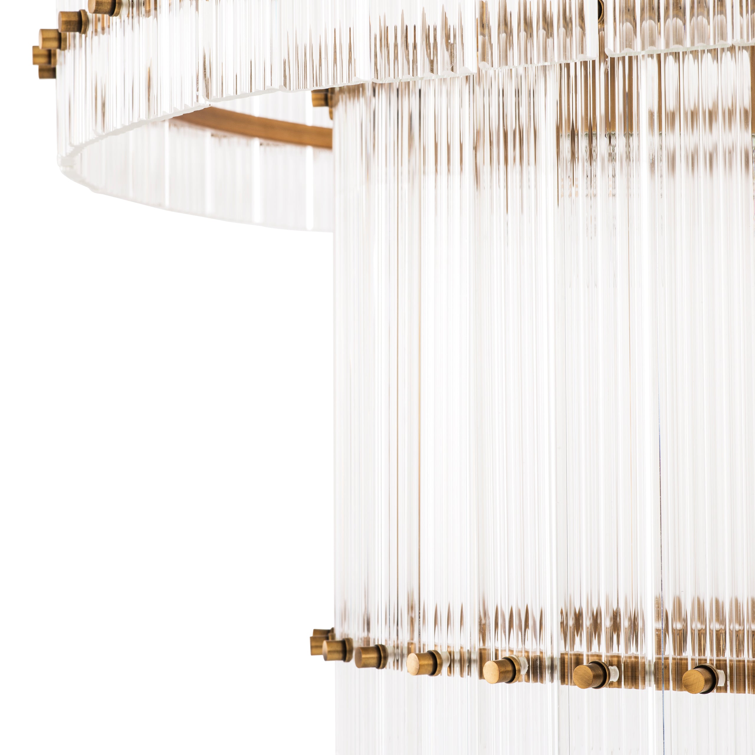 Kroonluchter Ruby - L - Brass