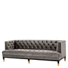 Sofa Castelle - Grey velvet