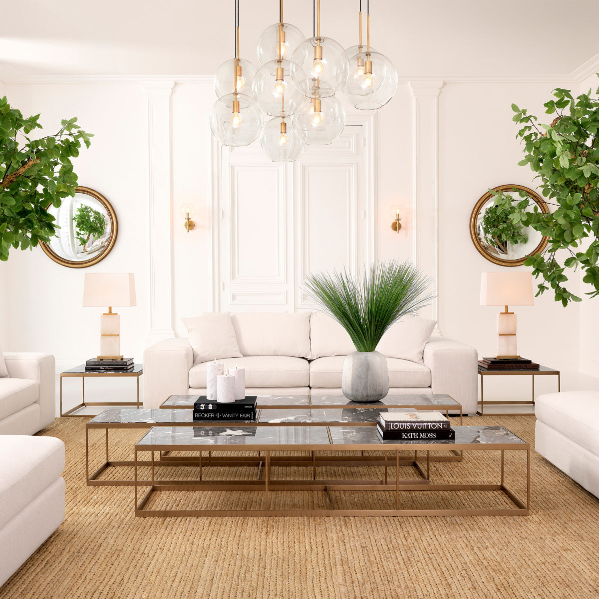 Bijzettafel La Quinta - Goud