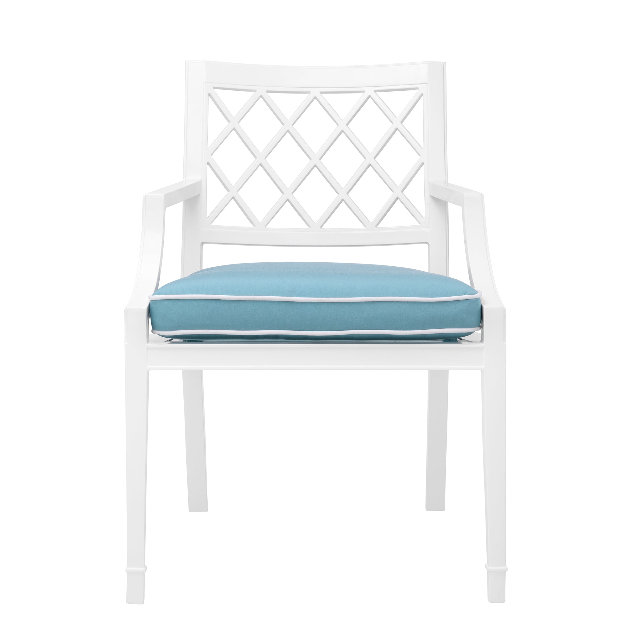 Buiten Eetkamerstoel Paladium met arm - White