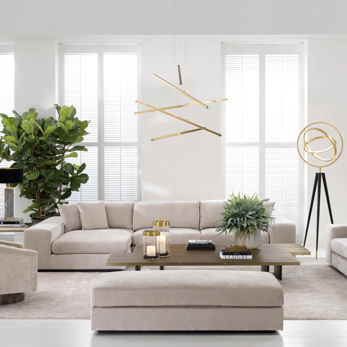 Ottoman Vista Grande - Clarck sand