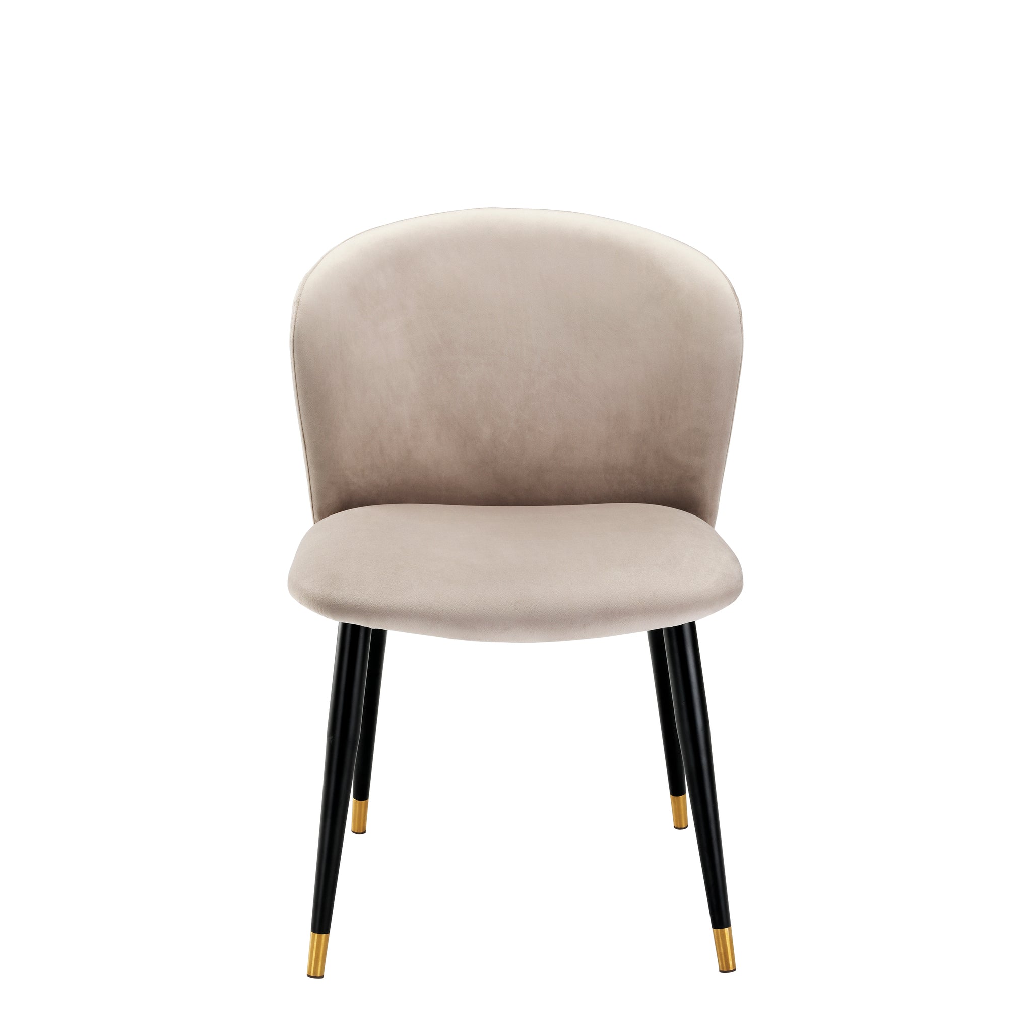 Eetkamerstoel Volante - Beige velvet