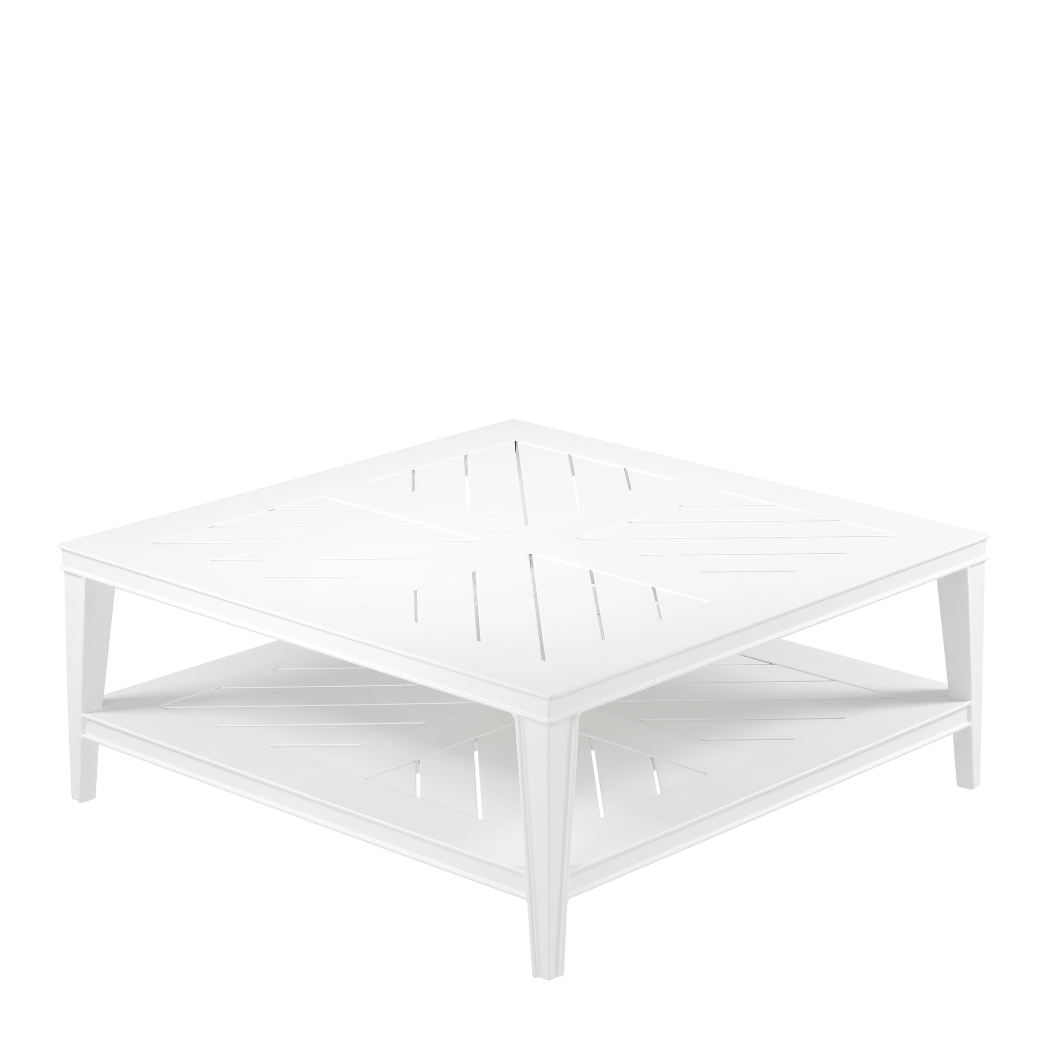 Buiten Salontafel Bell Rive - 100 x 100 cm - White