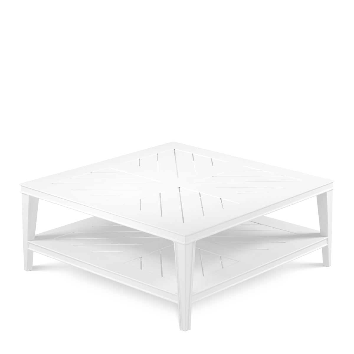 Buiten Salontafel Bell Rive - 100 x 100 cm - White