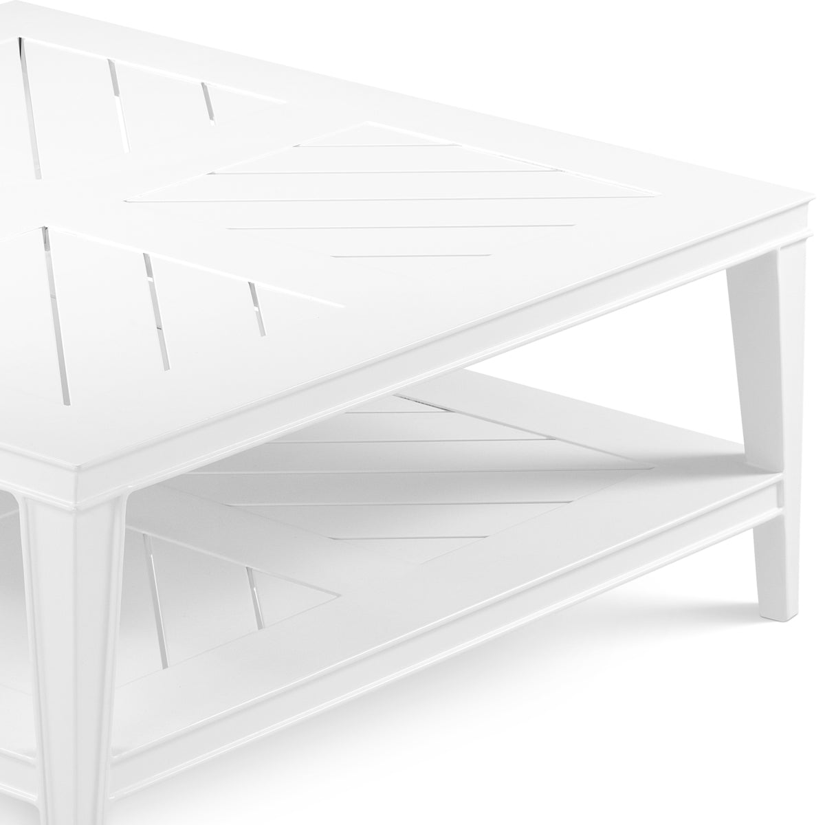 Buiten Salontafel Bell Rive - 100 x 100 cm - White