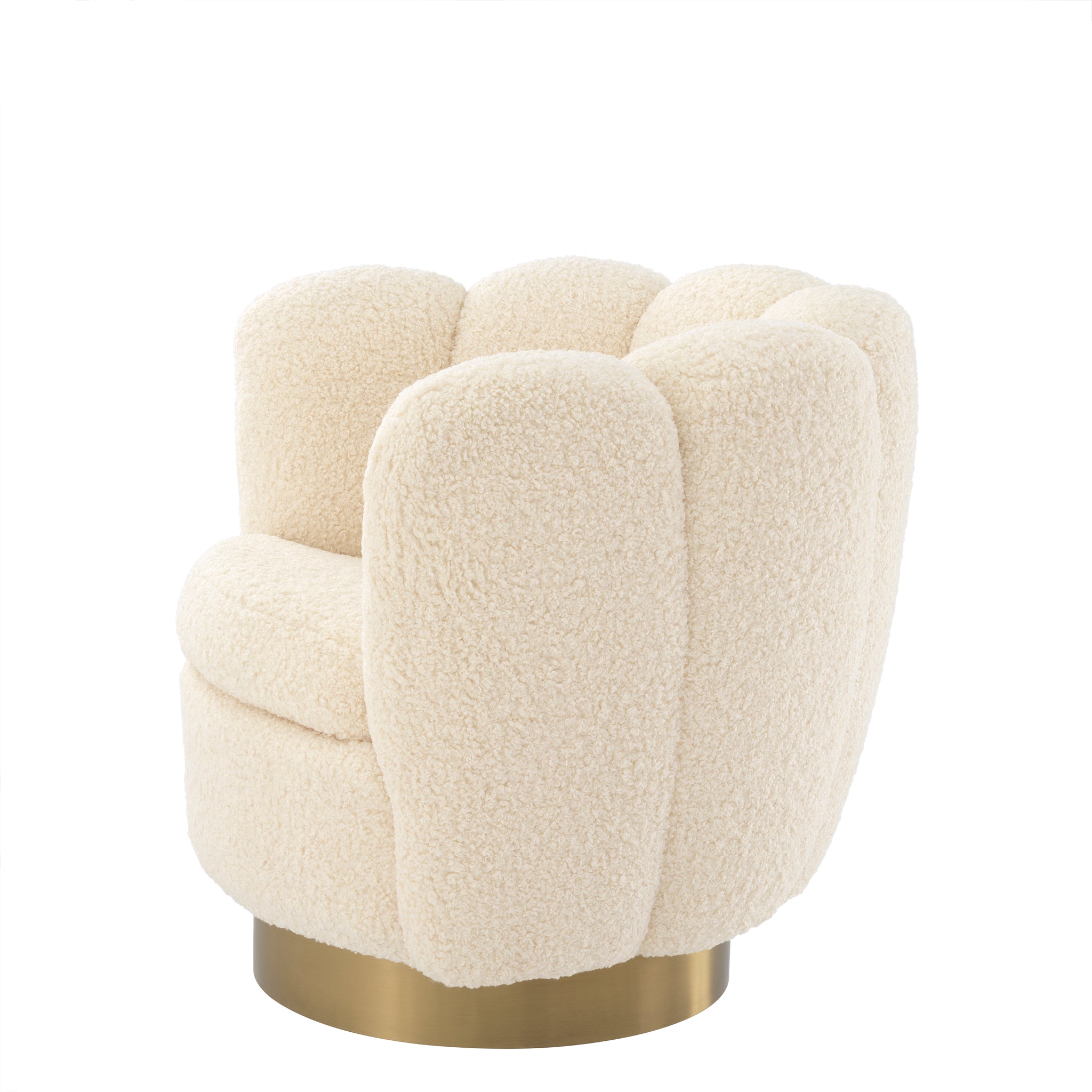 Draaifauteuil Mirage - Faux shearling