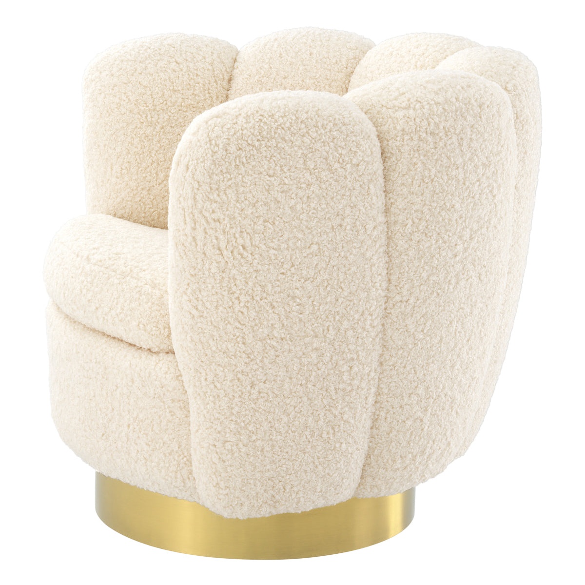 Draaifauteuil Mirage - Faux shearling