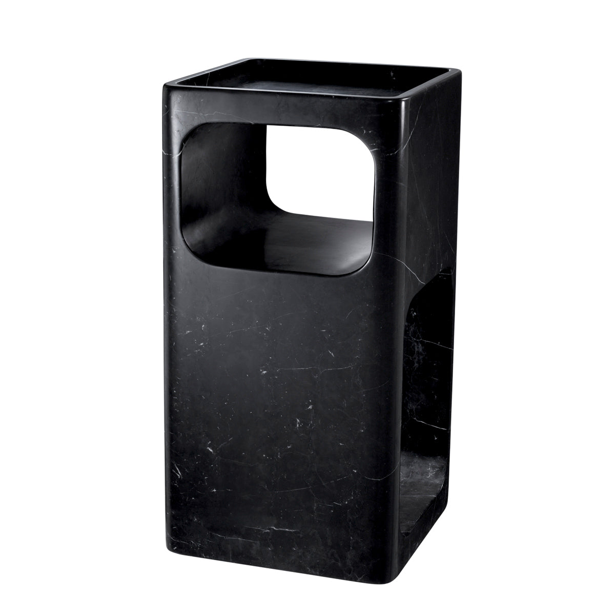 Bijzettafel Adler - Zwart marmer