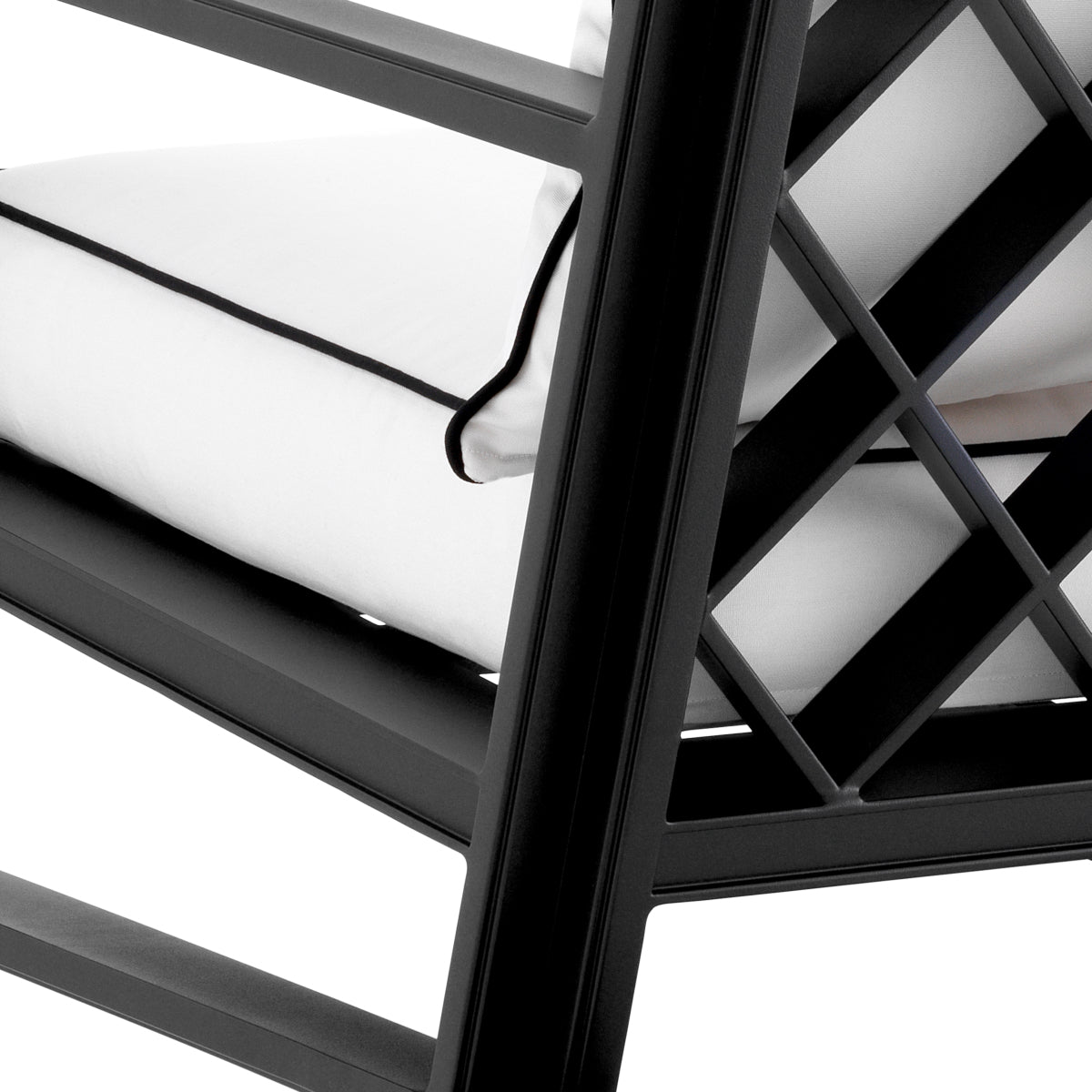 Loungestoel Como - Black