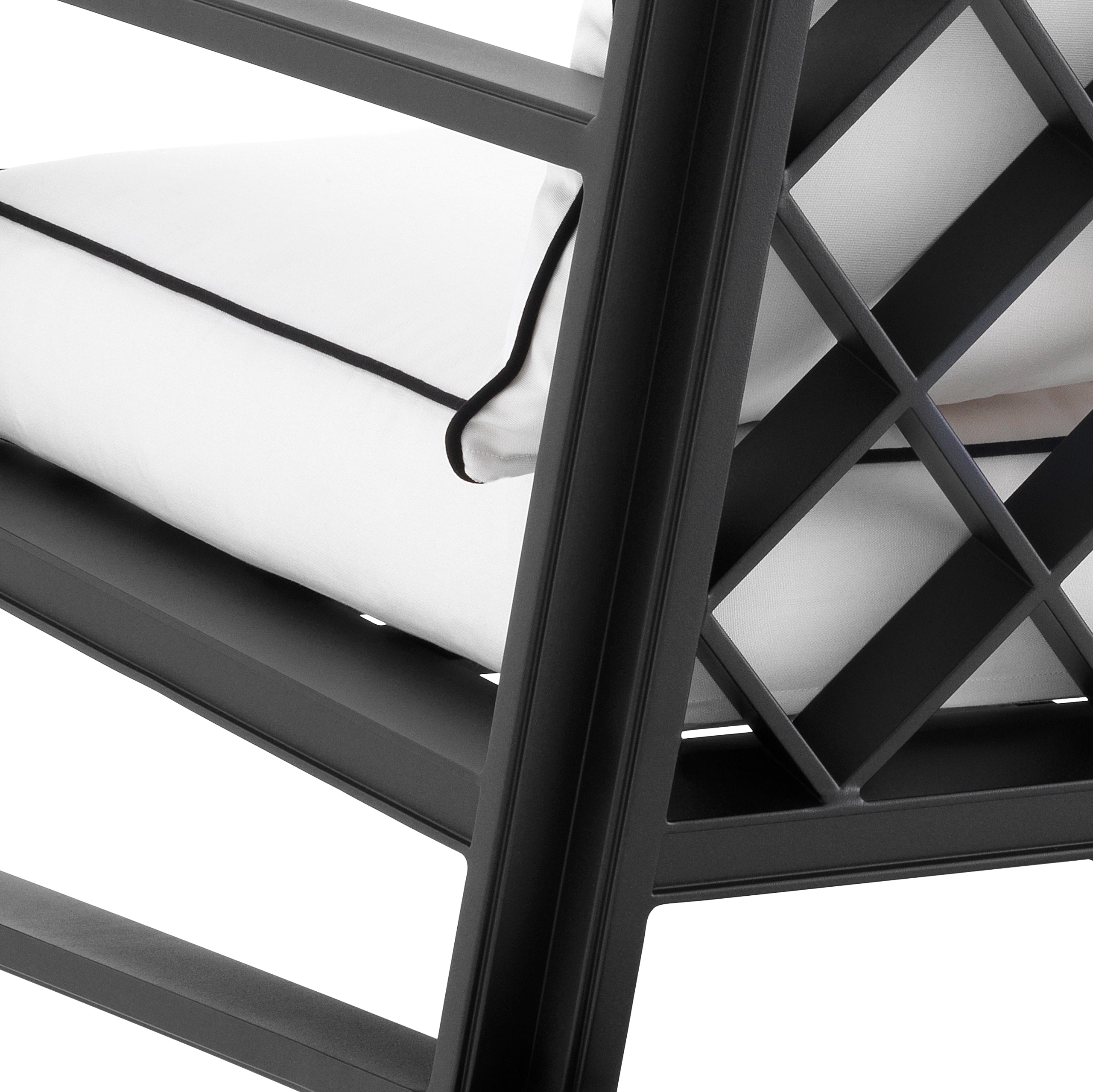 Buiten Fauteuil Como - Black