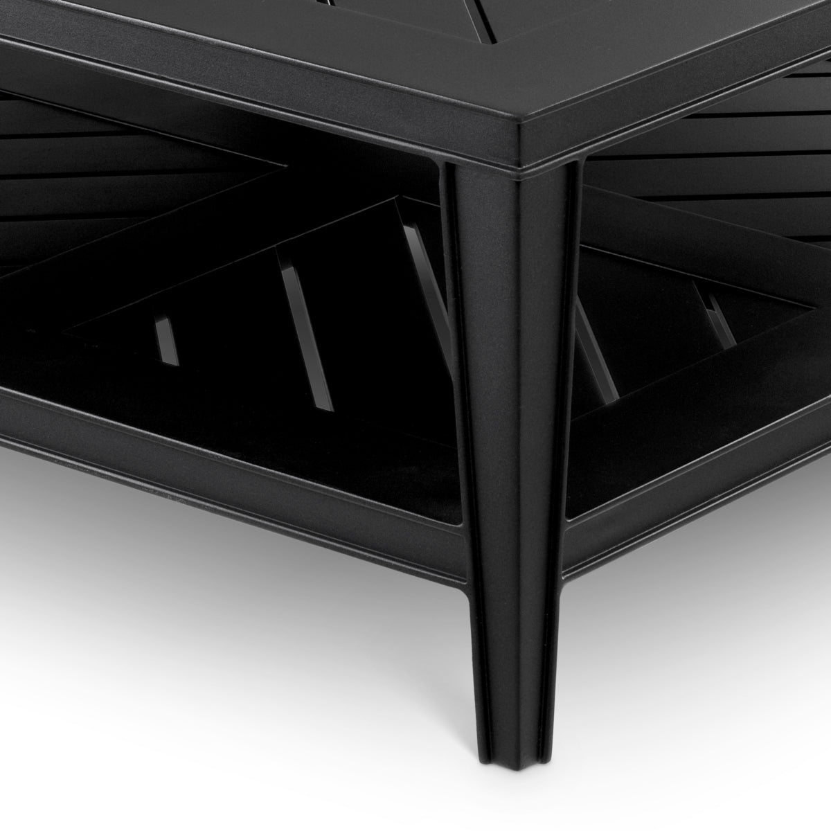 Buiten Salontafel Bell Rive - 100 x 100 cm - Black