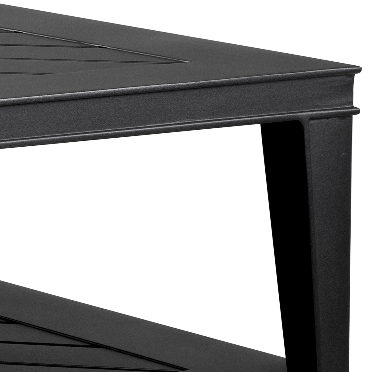 Buiten Salontafel Bell Rive - 100 x 100 cm - Black