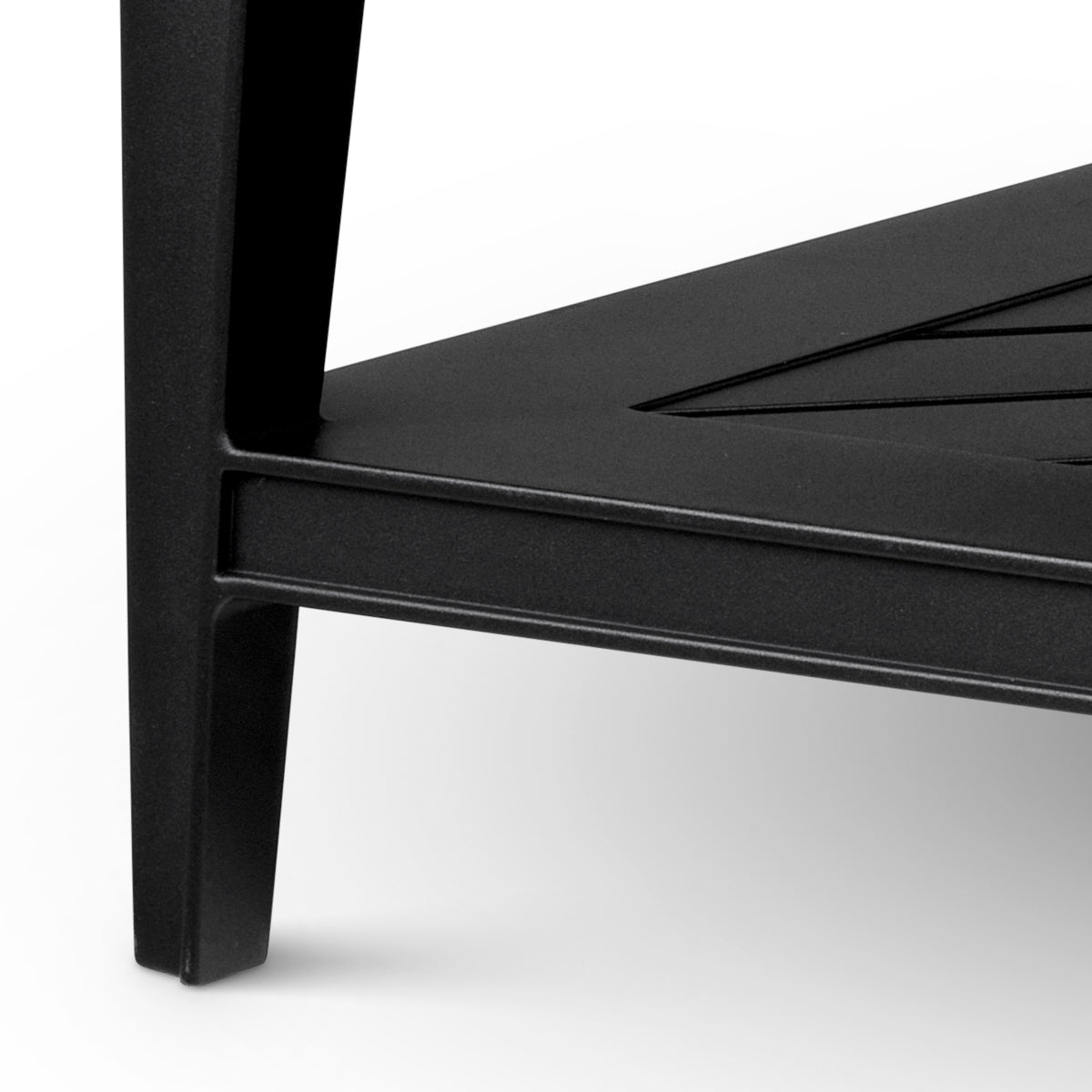 Buiten Salontafel Bell Rive - 100 x 100 cm - Black
