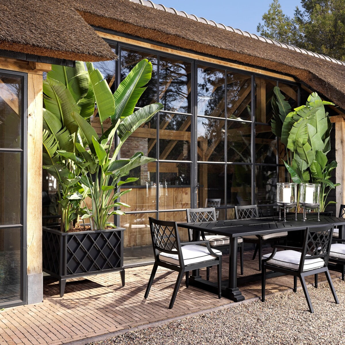 Plantenbak Ocean Club - Black