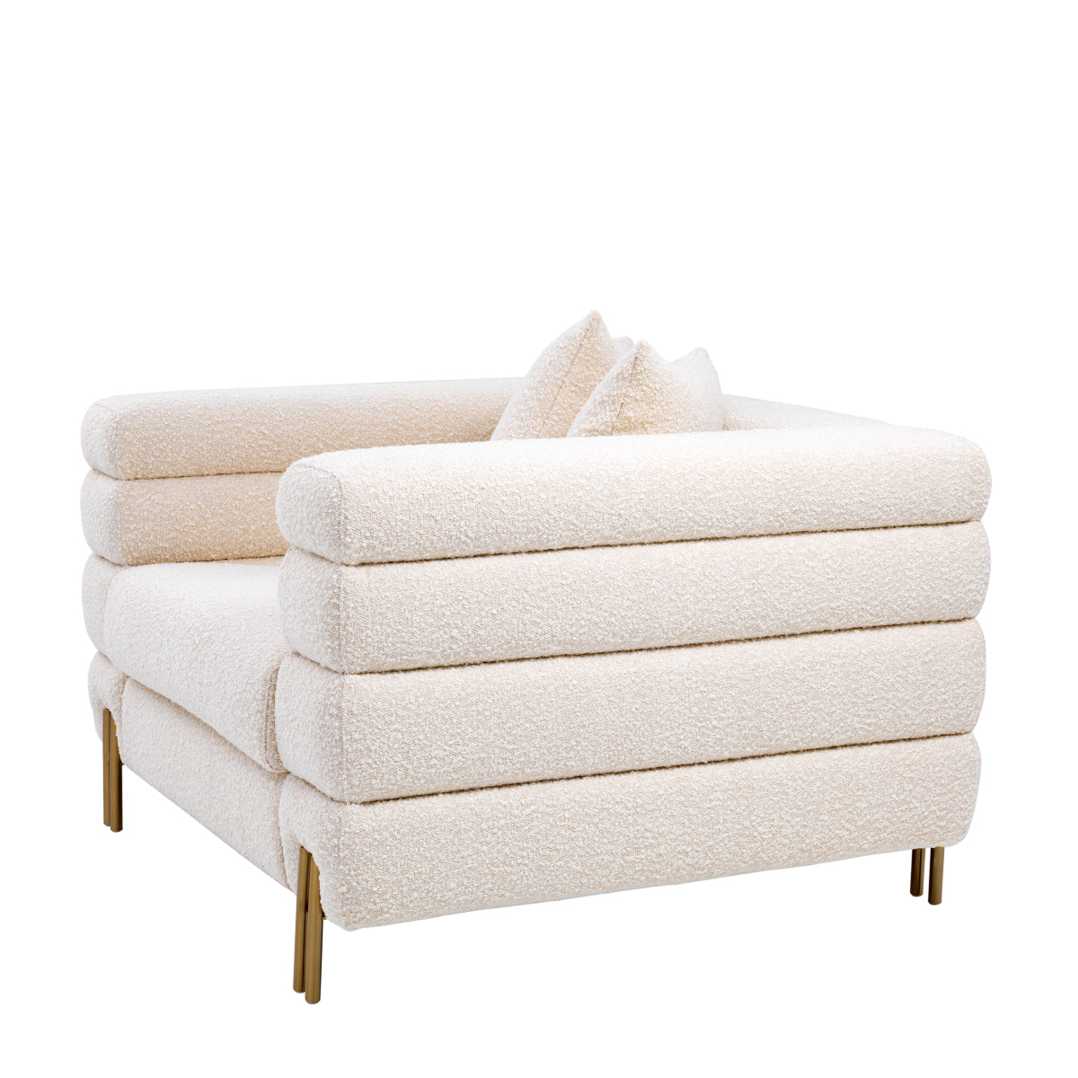 Fauteuil York - Bouclé cream