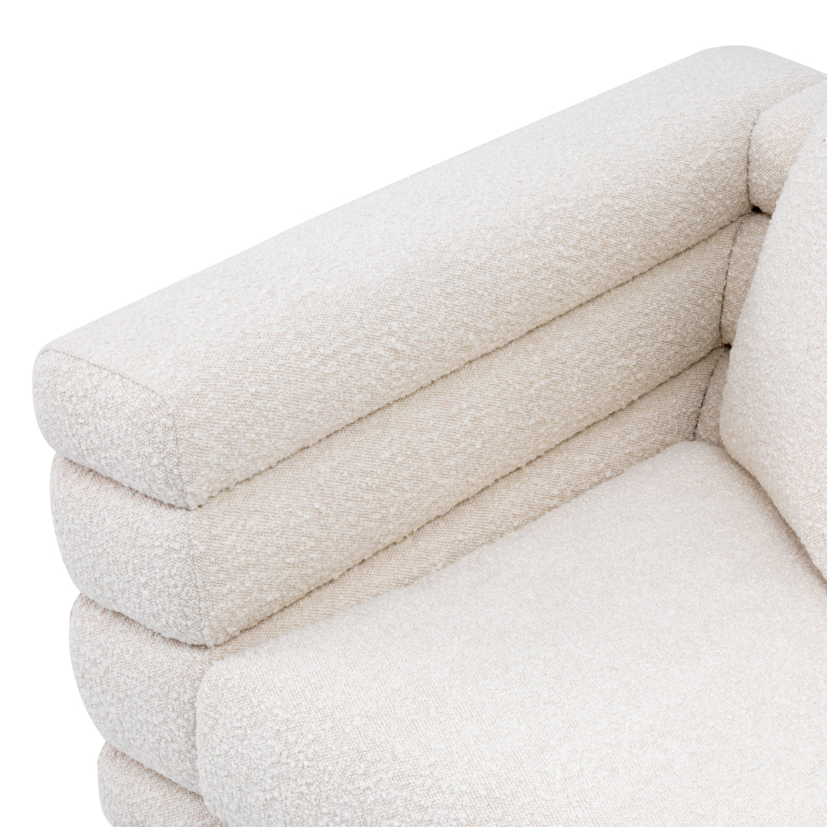 Fauteuil York - Bouclé cream