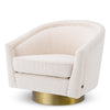 Draaifauteuil Catene - Bouclé cream