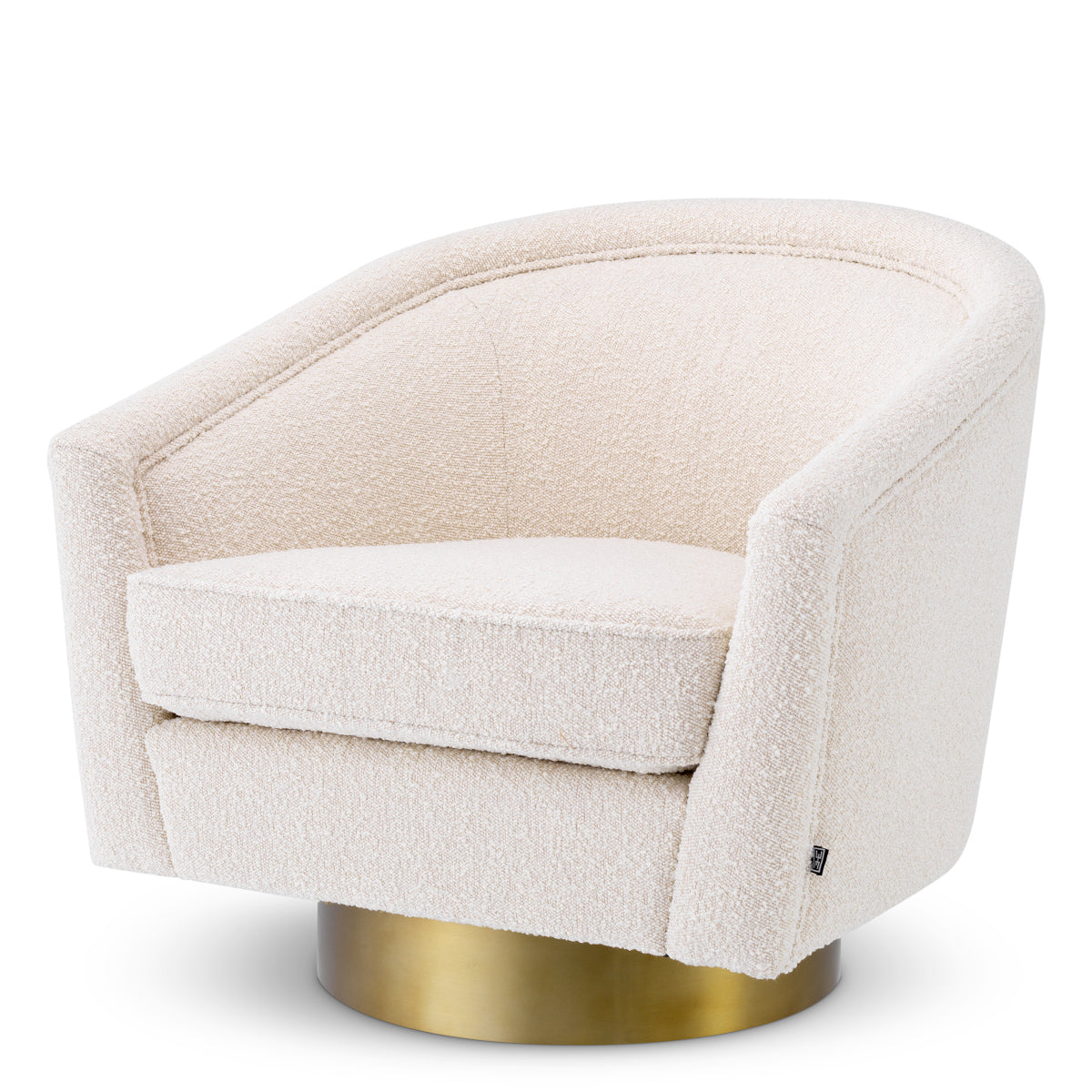Draaifauteuil Catene - Bouclé cream