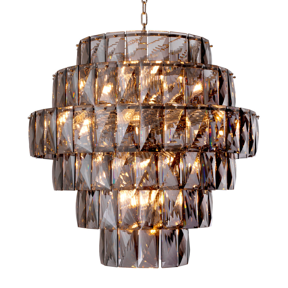 Kroonluchter Amazone - L - Smoke glass