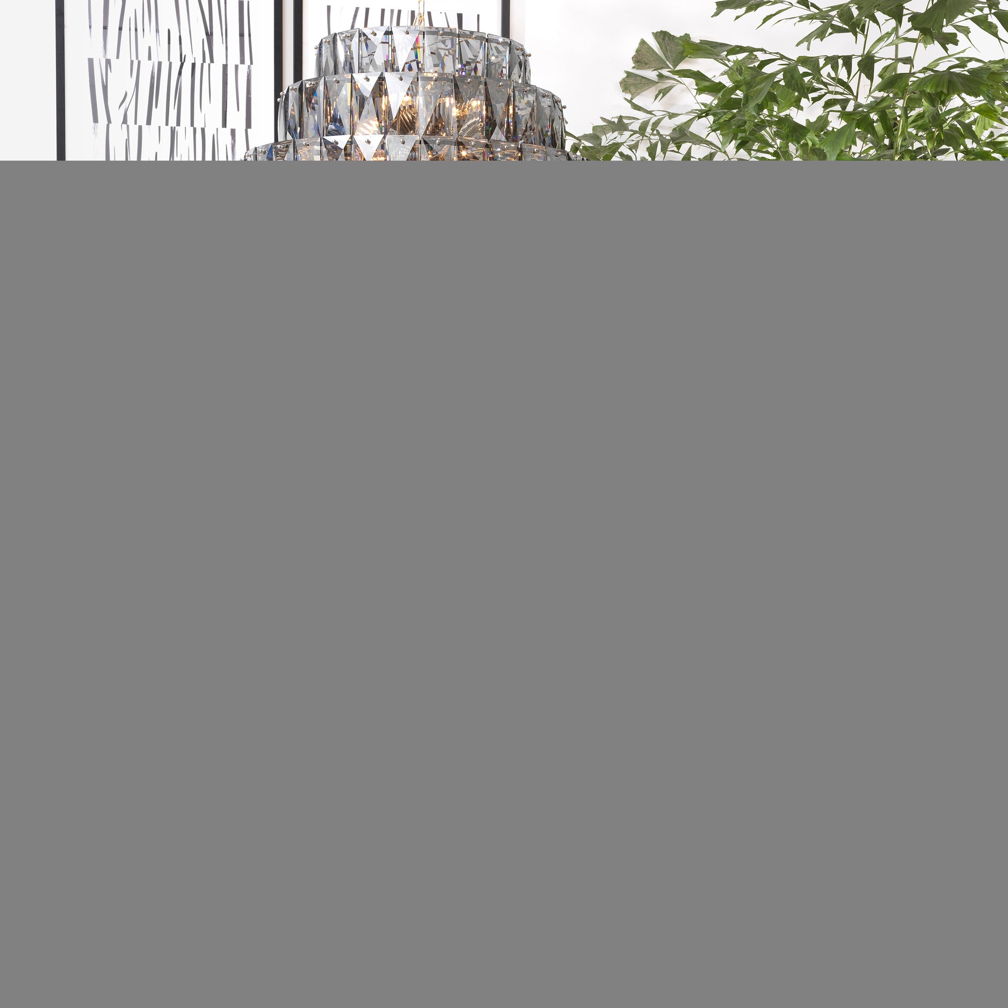 Kroonluchter Amazone - L - Smoke glass