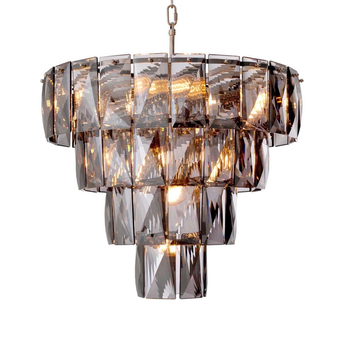 Kroonluchter Amazone - S - Smoke glass