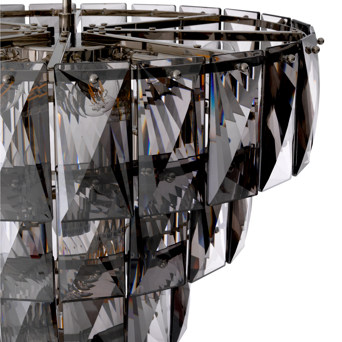 Kroonluchter Amazone - S - Smoke glass