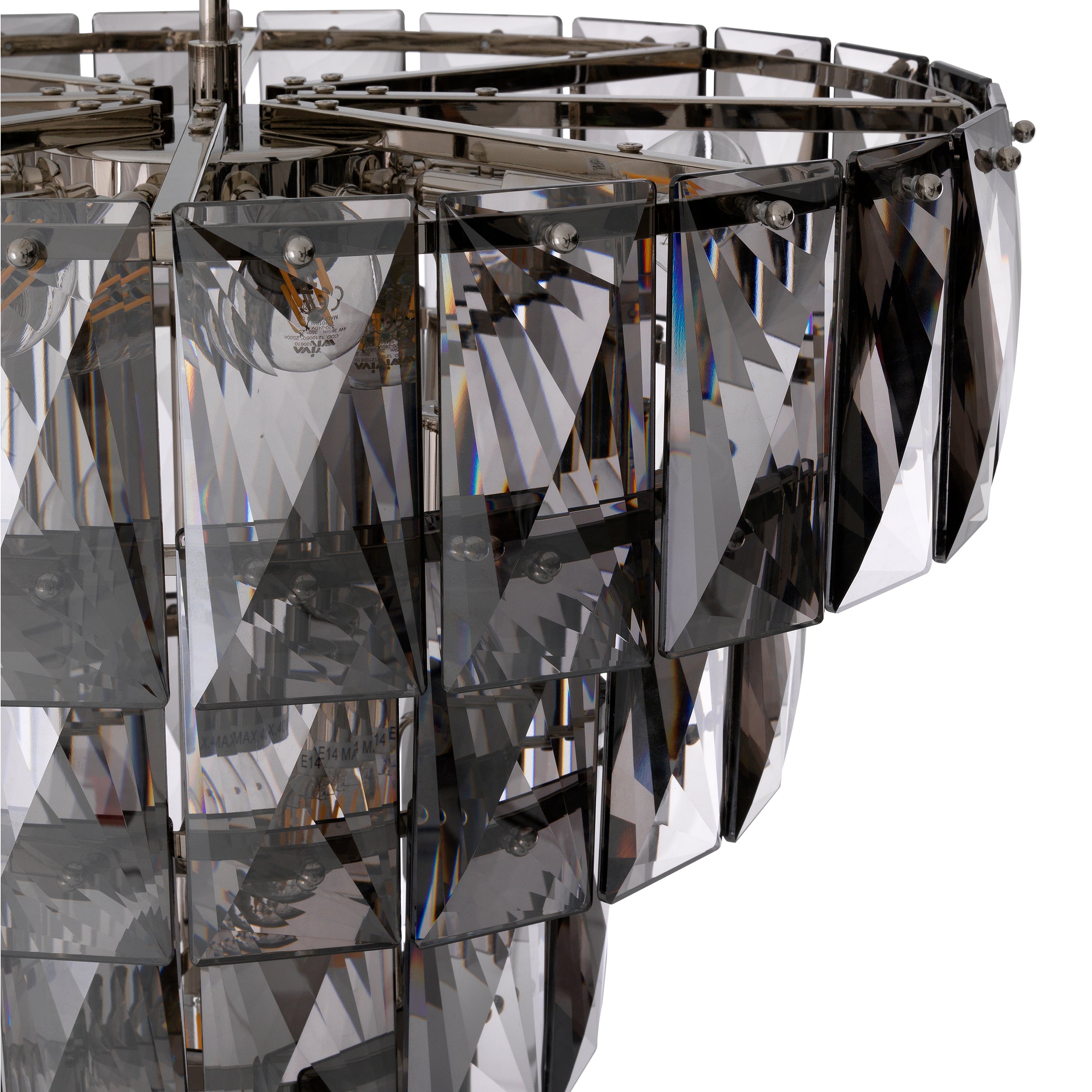 Kroonluchter Amazone - S - Smoke glass