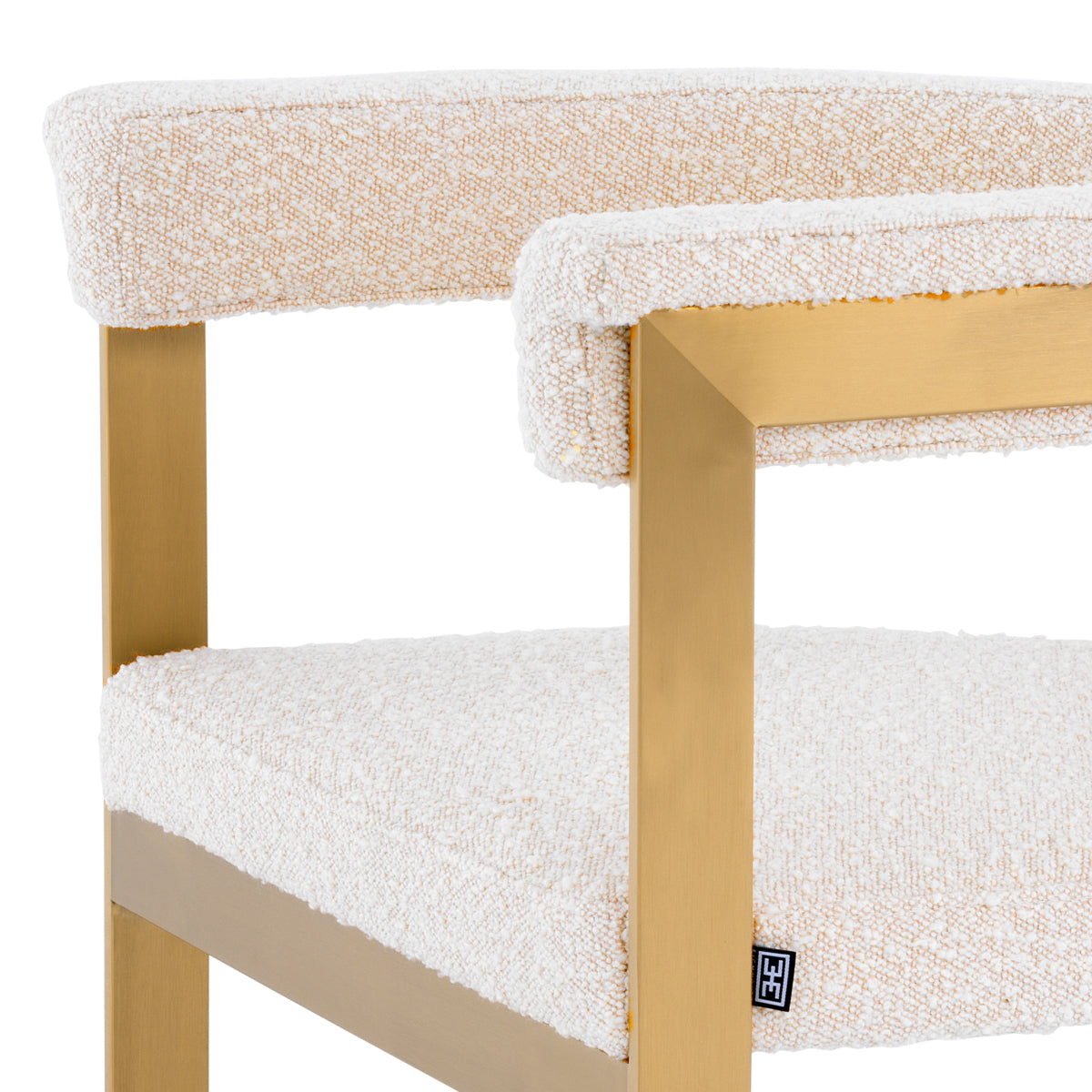 Eetkamerstoel Clubhouse - Bouclé cream