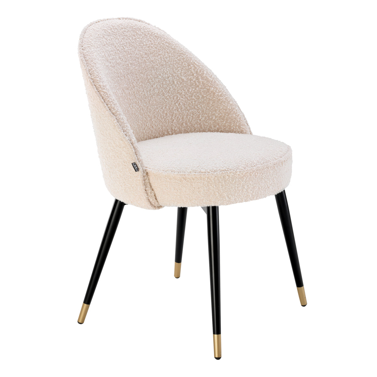 Eetkamerstoel Cooper - Bouclé cream (set van 2)