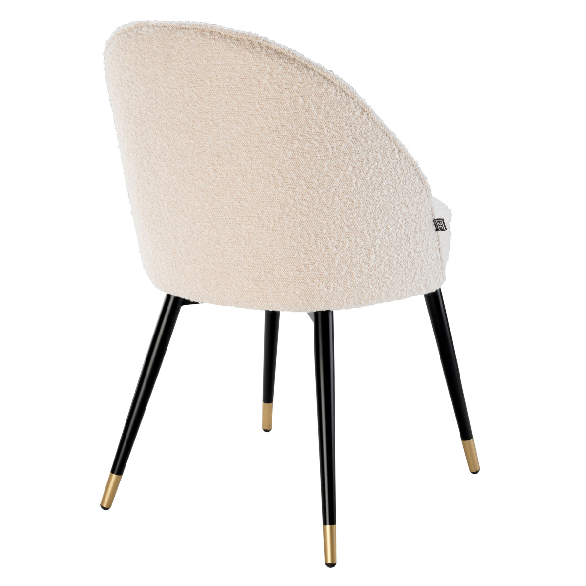 Eetkamerstoel Cooper - Bouclé cream (set van 2)