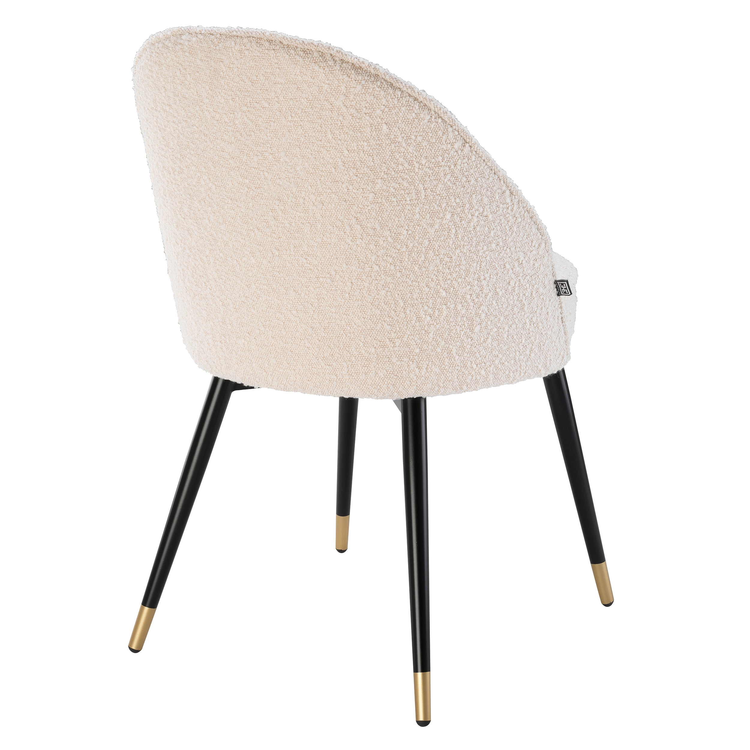 Eetkamerstoel Cooper - Bouclé cream (set van 2)