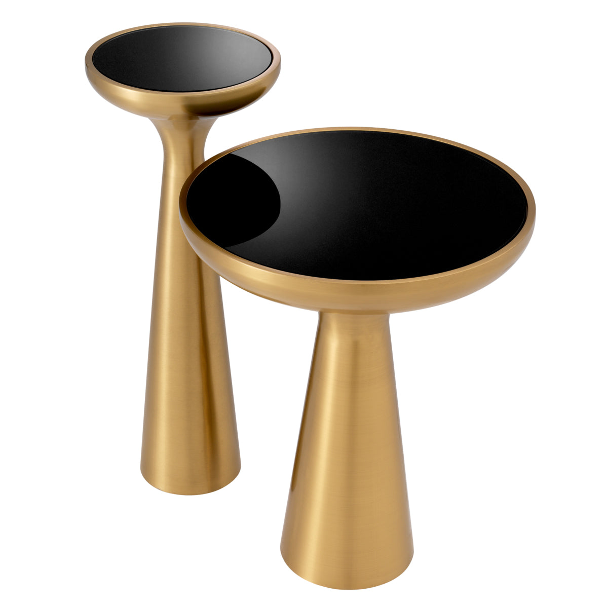 Bijzettafel Lindos - Hoog - Brass