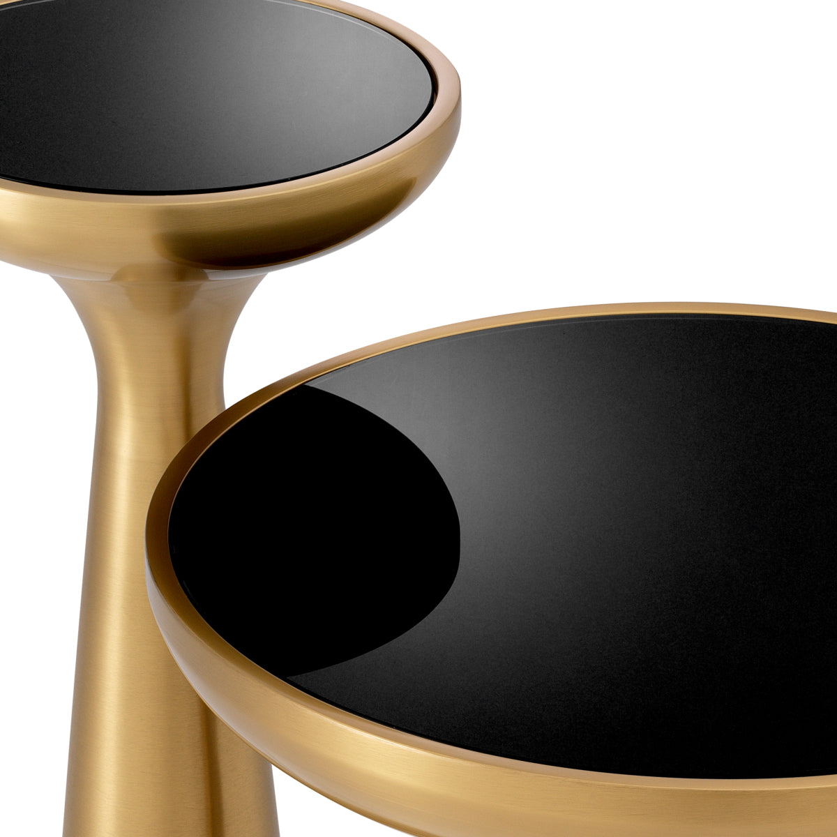Bijzettafel Lindos - Hoog - Brass