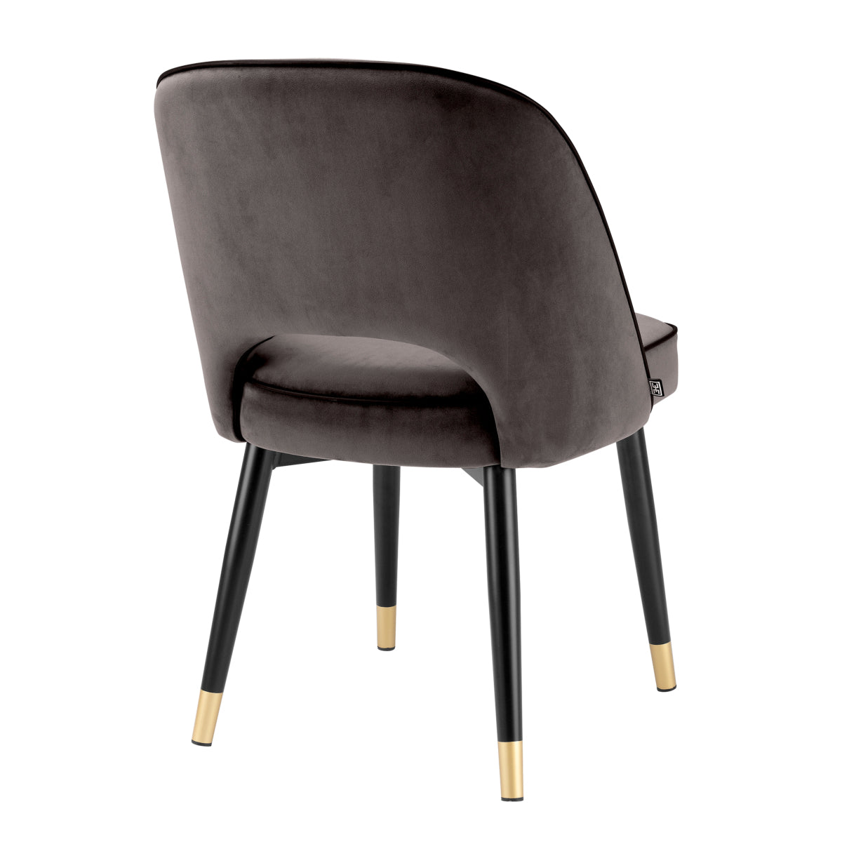 Eetkamerstoel Cliff - Grey velvet (set van 2)