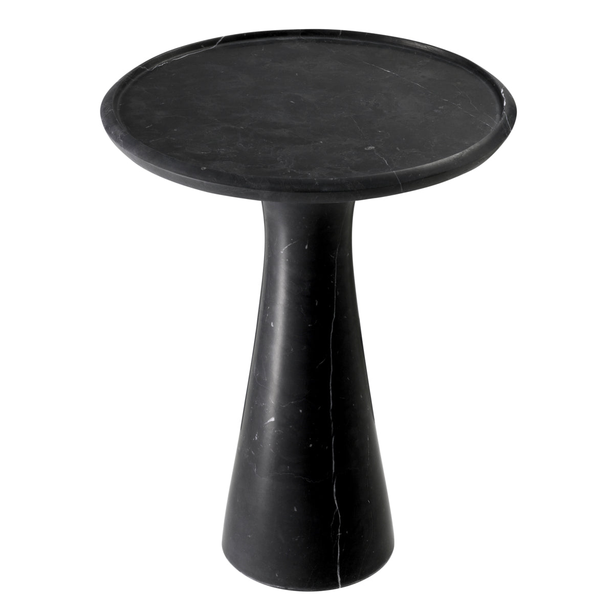 Bijzettafel Pompano - Laag - Zwart marmer