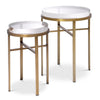 Bijzettafel Hoxton - Brass (set van 2)