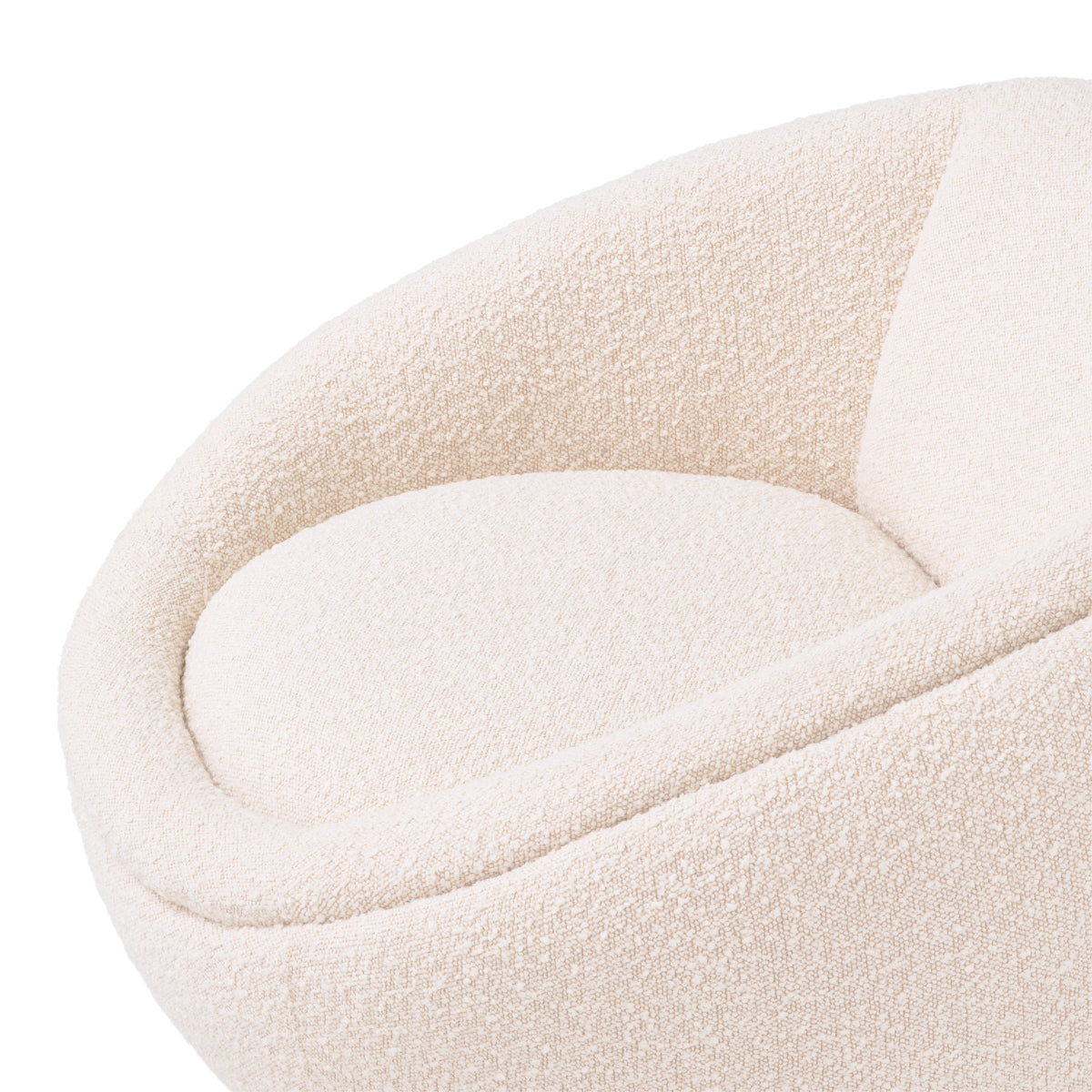 Draaifauteuil Bollinger - Bouclé cream