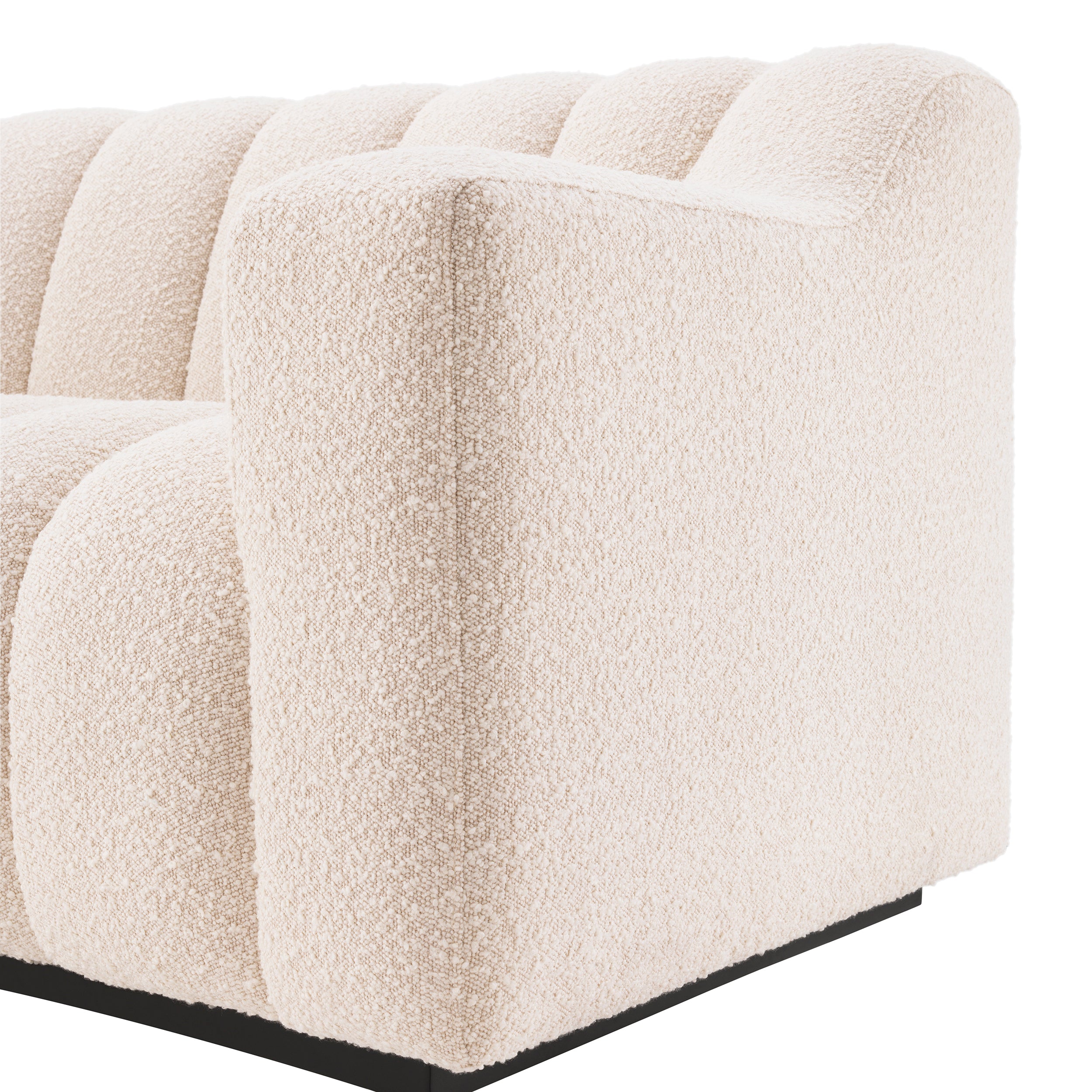 Sofa Kelly S - Bouclé cream
