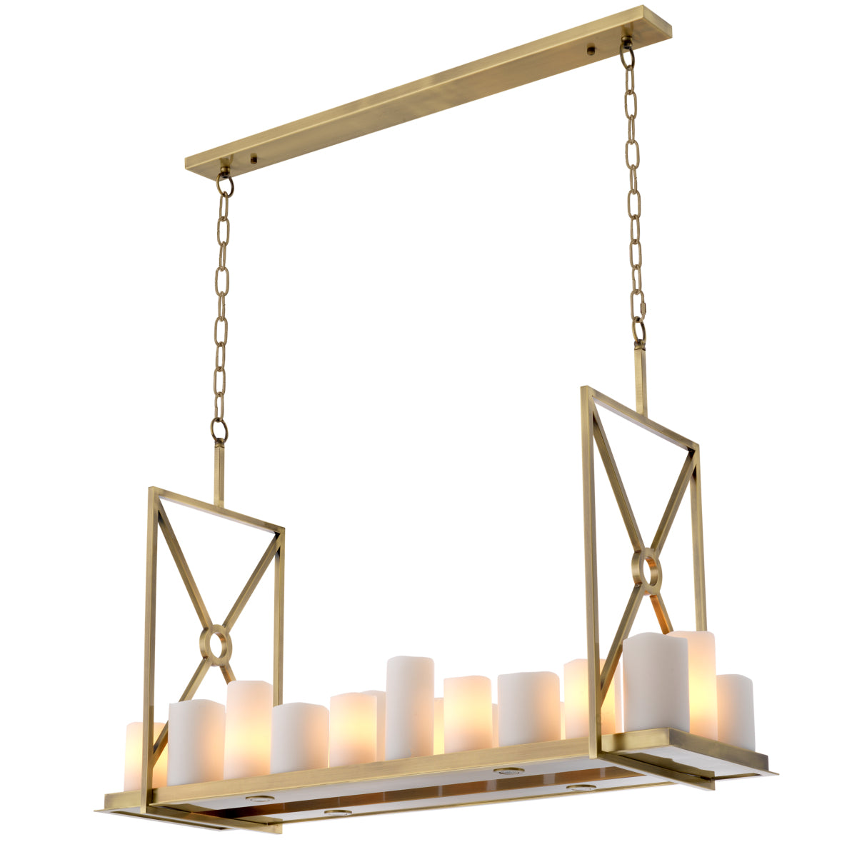 Hanglamp Commodore - Rechthoekig - Brass