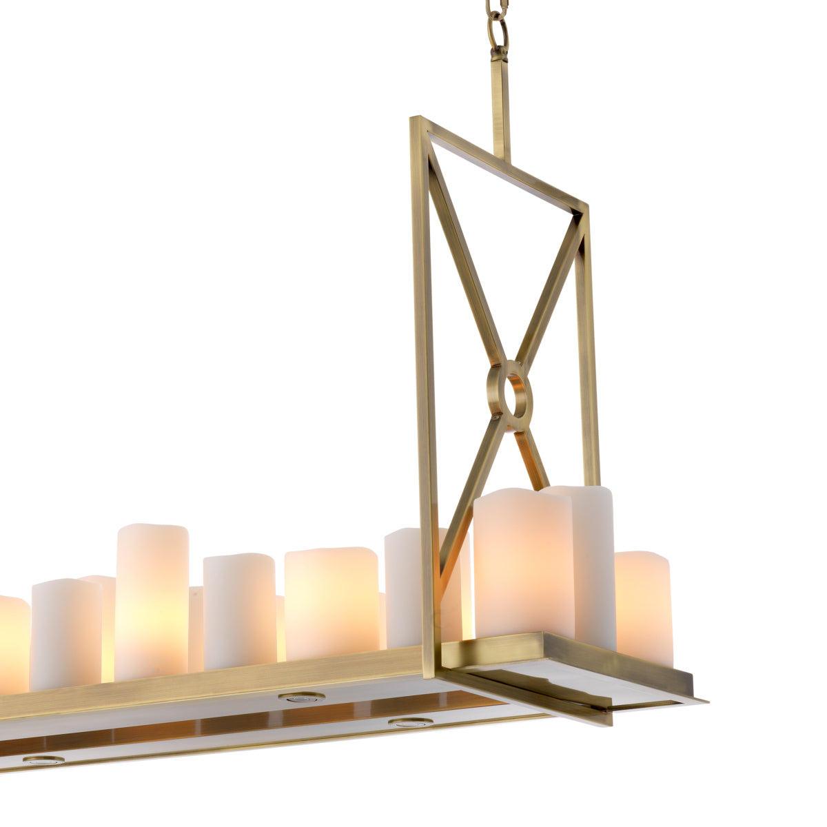 Hanglamp Commodore - Rechthoekig - Brass