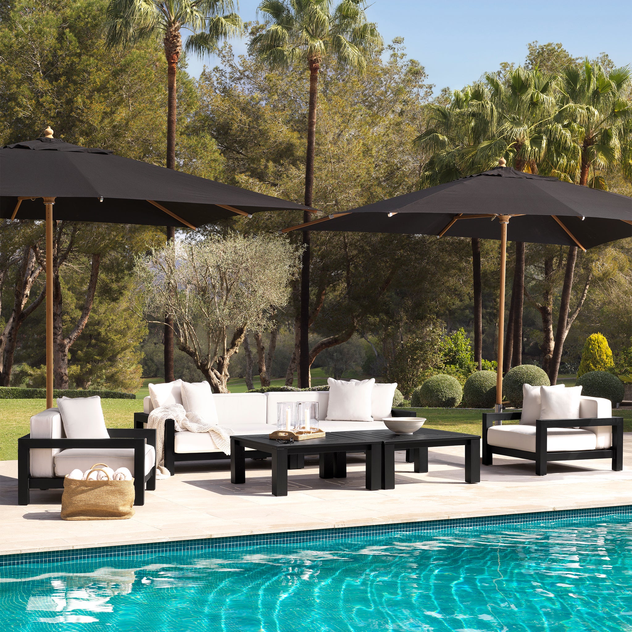 Tuinbank Cap-Antibes - Black